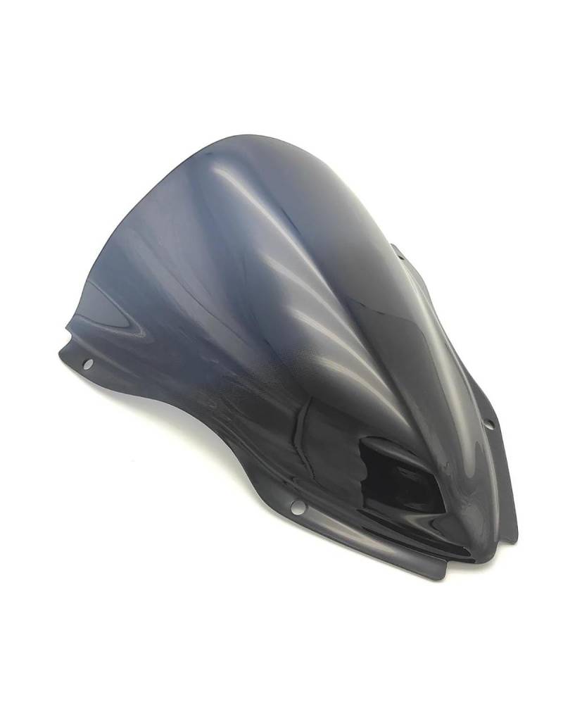 Windschild Motorrad Für Kawasaki Für ZX10R ZX 10R 2017-2020 Bubble Windschutzscheibe Spoiler Visier Rauchschwarz Windschutzscheibe Windabweiser Motorrad Motorrad Windabweiser(Smoke Black) von HGYFS5