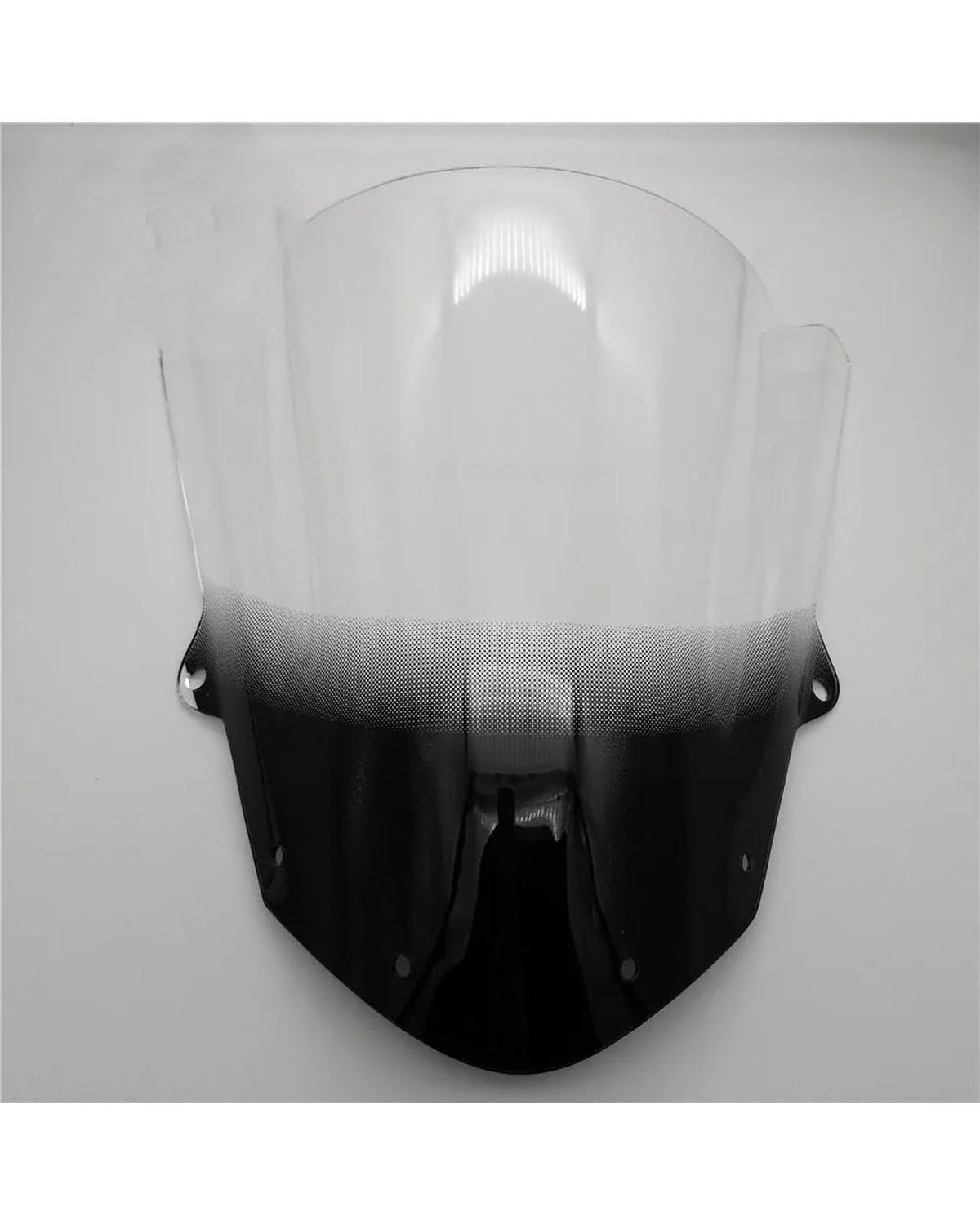 Windschild Motorrad Für Kawasaki Für ZX6R 2009 2010 2012 2013 2015 2016 Windschutzscheibe Windschutz Erhöhen Rauch Schwarz Klar Wind Deflectore Motorrad Motorrad Windabweiser(Smoke Clear) von HGYFS5