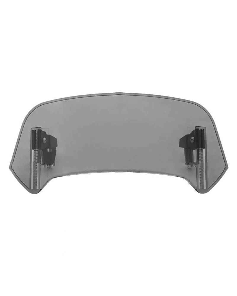 Windschild Motorrad Für MT07 Für MT09 Für MT10 R1 R3 FZ6 T-MAX 530 560 XJ6 XJR1300 Universal Windschutzscheibe Windschutz Windabweiser Spoiler Verlängerung Motorrad Windabweiser(Large Smoke) von HGYFS5