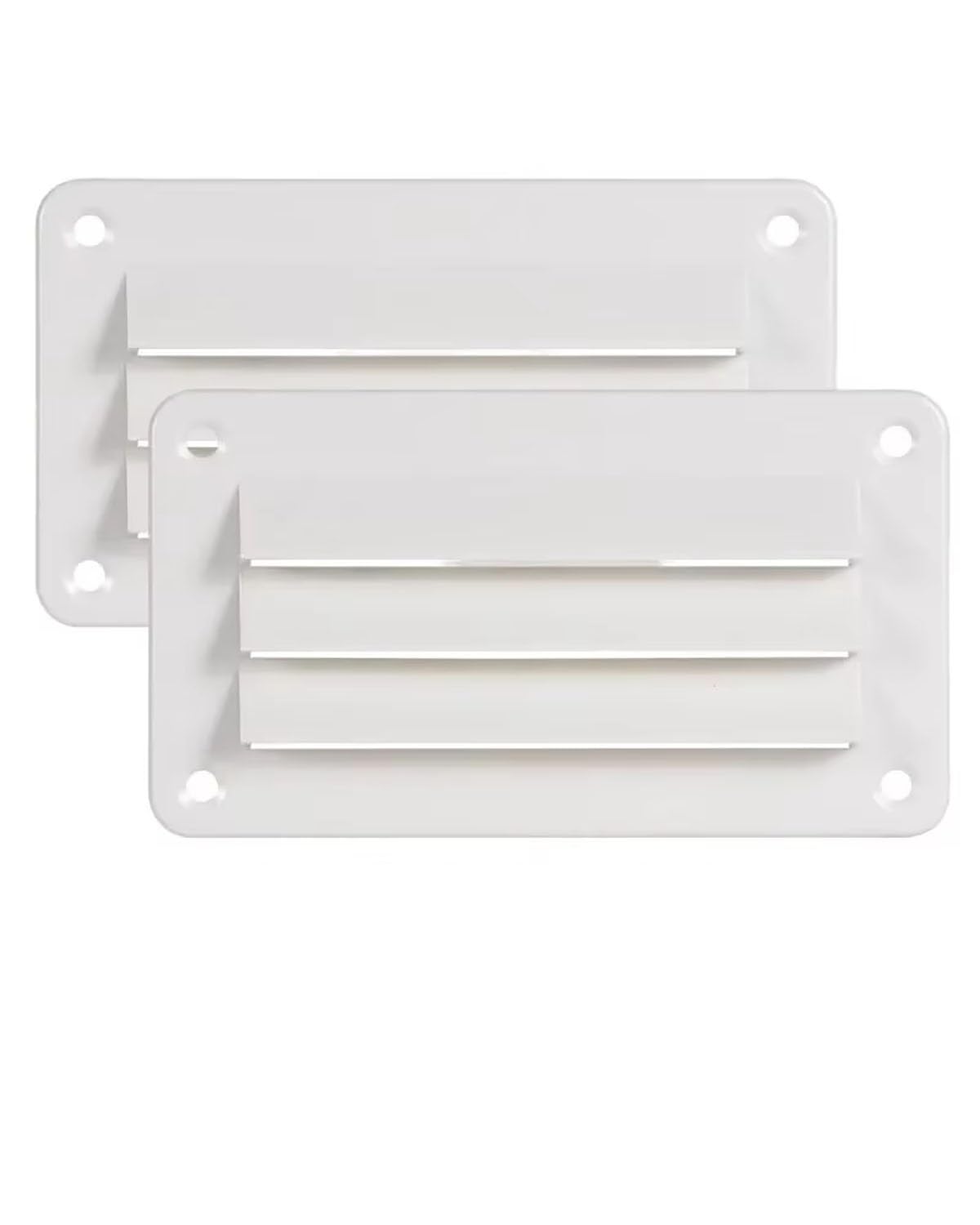 lüftungsgitter für wohnmobile 2Pcs Air Vent Louver Badezimmer Büro Belüftung Outlet Grille Louver Für Boot Yacht Wohnmobil RV maxxfan(White) von HGYFS5