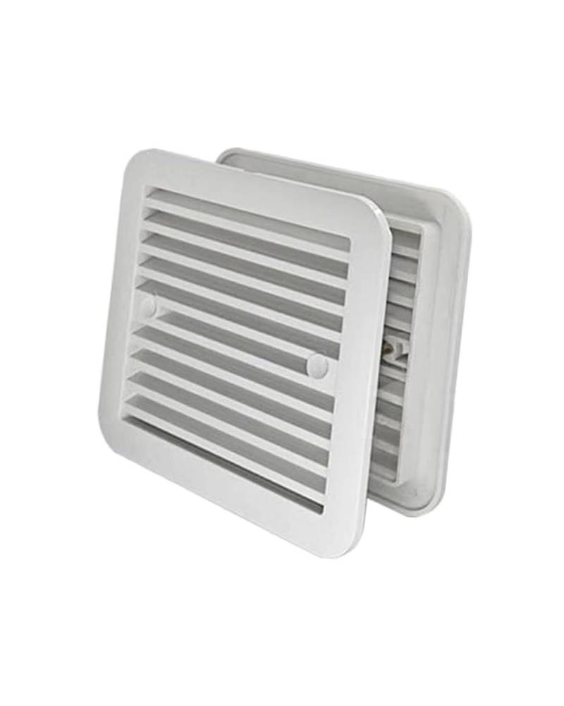 lüftungsgitter für wohnmobile Generic Side Exhaust Outlet Praktische, Einfach Zu Bedienende Luftlüftungsfenster-Camper-Zubehör Für Wohnmobile maxxfan(White with Frame) von HGYFS5