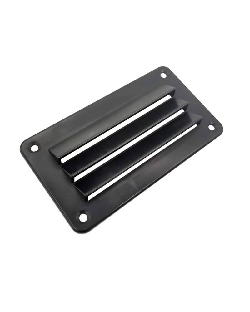 lüftungsgitter für wohnmobile Universal Professional RV Air Vent Louver Yacht Belüftung Outlet Grille Büro Badezimmer Abluftventilator Louver maxxfan(Black) von HGYFS5