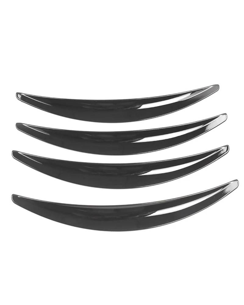 schmutzfänger Für Teslaes Für Modell 3 Kohle Faser Rad Kotflügel Verbreiter Ungen Schmutz Fänger Abs Spritz Schutz Bogen Lippe 2007-2012 4St Mudguard(Black) von HGYFS5