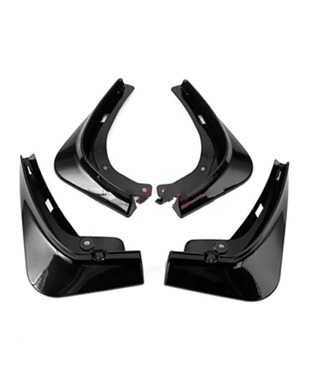 schmutzfänger Für Teslaes Für Modell Für 3 Für Modell Für Y 2017-23 Kotflügel Spritz Schutz Kotflügel Mattschwarz Kohle Faser Abs 4 Teile Auto Schmutz Fänger Mudguard(M3 Bright Black) von HGYFS5