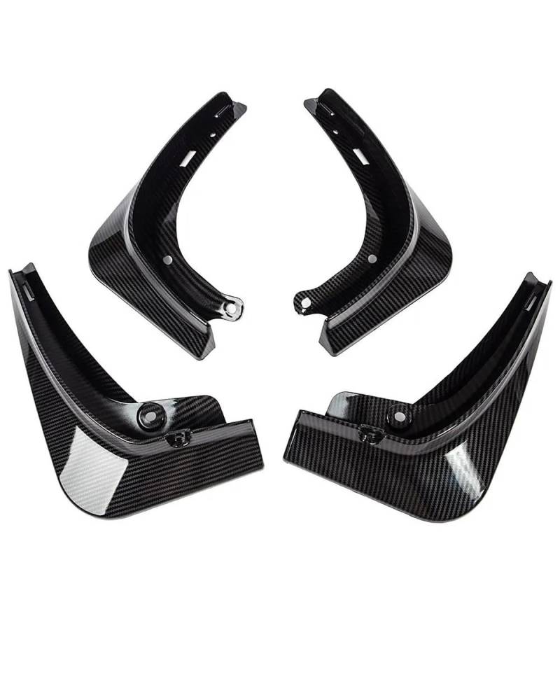 schmutzfänger Für Teslaes Für Modell Für Y Schmutz Fänger Kotflügel Vorderrad Hinterrad Kotflügel 4 Stück Spritz Schutz Abs Zubehör Mudguard(Matte Black) von HGYFS5