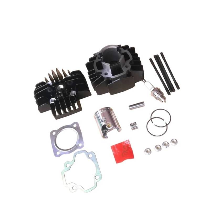 40mm Zylinder Kolbenring Dichtung Reparatur Rebuild Kit Kompatibel Motor PW50 QT50 50cc Fahrrad Motorrad von HGtAeW