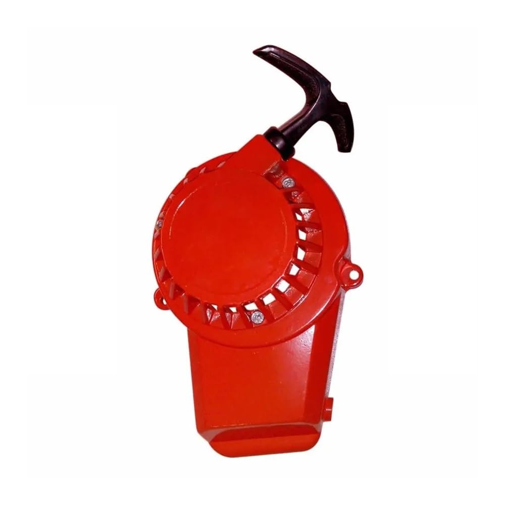 Aluminium-Seilzugstarter for 47-49ccm 2-Takt-Motocross-Motorräder(Red) von HGtAeW