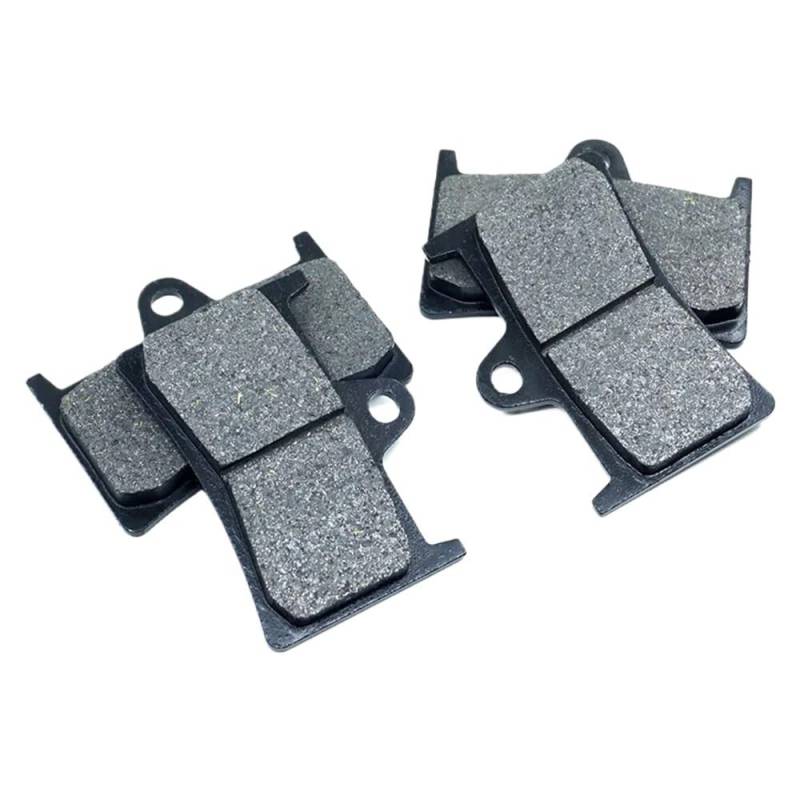 Motorrad-Bremsbelagsatz vorne und hinten, kompatibel mit FZS1000 XJR1300 XJR1300C(2XFRONT BRAKE PADS) von HGtAeW