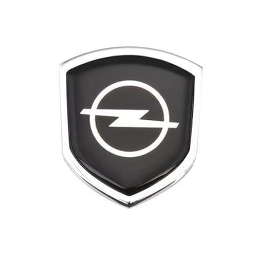 Auto Abzeichen Aufkleber Logo,für Opel Astra Crossland Grandland Insignia Mokka Emblem Abzeichen 3D Metalldekoration Aufkleber,Styling Zubehör,A von HHGFTIY