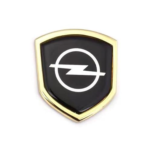 Auto Abzeichen Aufkleber Logo,für Opel Astra Crossland Grandland Insignia Mokka Emblem Abzeichen 3D Metalldekoration Aufkleber,Styling Zubehör,B von HHGFTIY
