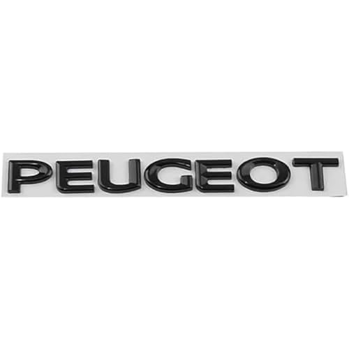 Auto Abzeichen Aufkleber Logo,für Peugeot 107 108 206 207 208 307 308 406 407 508 607 806 807 Emblem Abzeichen 3D Metalldekoration Aufkleber,Styling Zubehör,C von HHGFTIY
