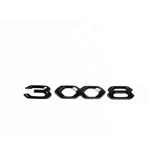 Auto Abzeichen Aufkleber Logo,für Peugeot 4008 5008 3008 2008 308 408 Emblem Abzeichen 3D Metalldekoration Aufkleber,Styling Zubehör,A von HHGFTIY
