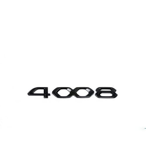 Auto Abzeichen Aufkleber Logo,für Peugeot 4008 5008 3008 2008 308 408 Emblem Abzeichen 3D Metalldekoration Aufkleber,Styling Zubehör,D von HHGFTIY