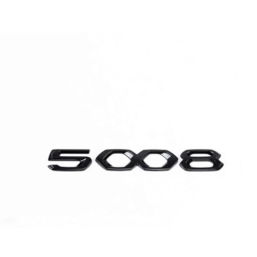 Auto Abzeichen Aufkleber Logo,für Peugeot 4008 5008 3008 2008 308 408 Emblem Abzeichen 3D Metalldekoration Aufkleber,Styling Zubehör,E von HHGFTIY