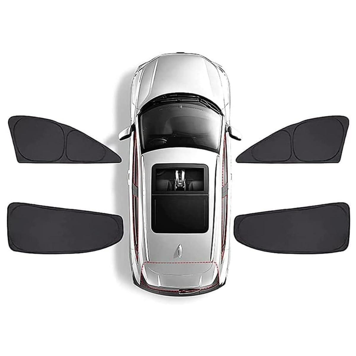 Auto Sonnenschutz für Seitenfenster,für Audi Q2 2015-2023 mit UV Schutz Blendschutz Sonnenschutz,für Schützt Baby,Kinder,Erwachsene,Haustiere,C/4pcs von HHGFTIY