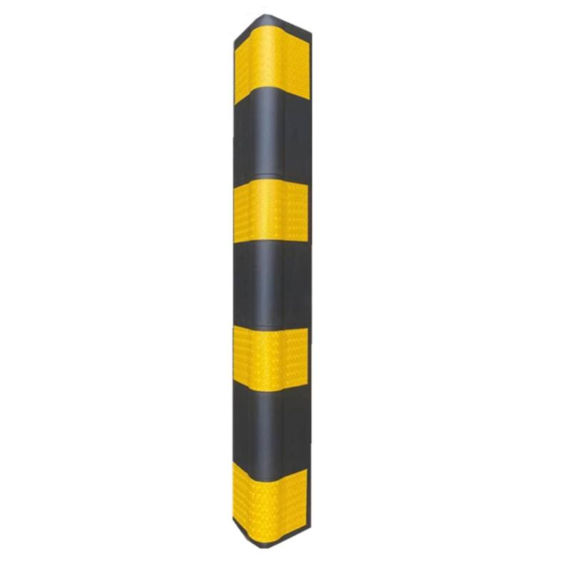 Wand-Eckschutz für Parkhäuser, Selbstklebender Wandkantenschutz aus Schaumstoff,Ser, Selbstklebender Wandkantenschutz aus Schaumstoff, Parkpuffer für Garagen (Farbe: Schwarz, Größe: 4 Stück) von HHOZsafety