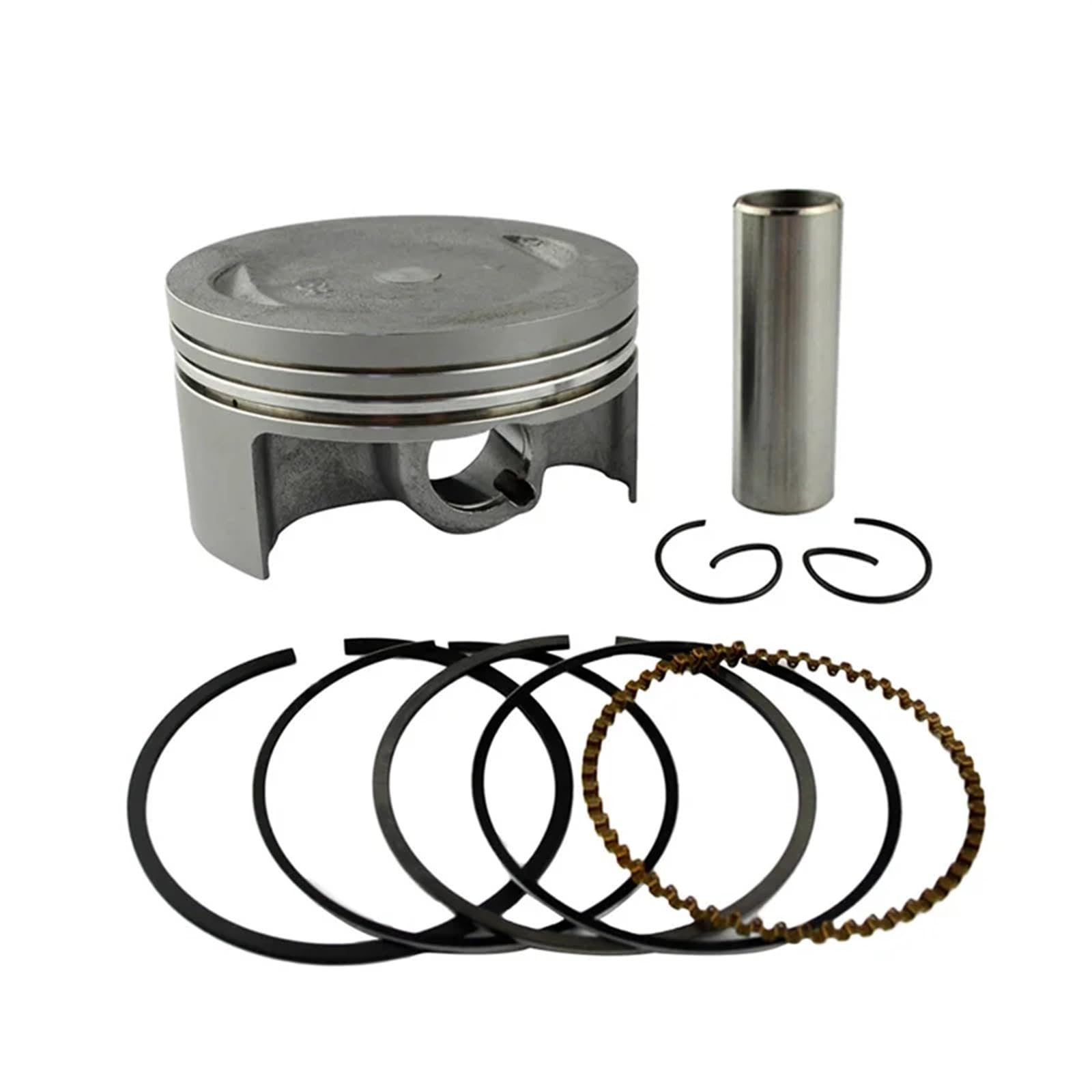 Motorrad STD +25 +50 +100 Kolben & Kolbenringsatz for YBR250 XG250 TRICKER YFM25R Raptor 250 XT250 Serow YS250(Piston Kit(74.25mm)) von HHTTXXYY