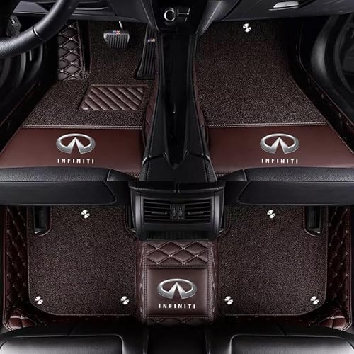 Auto FußMatten, Für Infiniti JX35 2013-2018,Antirutschmatten,Wasserdicht und rutschfest Innenmatten,Praktische Fußmatte Auto,C von HHYHUJYG