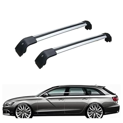 Dachträger, Für Audi A6 Avant Estate C7 2012-2017,RelingträGer,offene Dachrelings mit,Dachträger Querstange,Lastenträger,Fracht Dachträger,B von HHYHUJYG