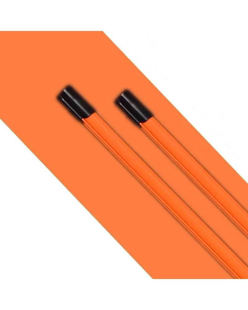 Auto Scheibenwischer Bunter UJ-Haken Für Auto-Scheibenwischer, Universell, Weich, Doppellagig, Gummi, Rahmenlos, Ohne Halterung, 16" 19" 20" 22" 24" 26" Scheibenwischer Set(Orange,15in (375mm)-1 pc) von HHYXXX