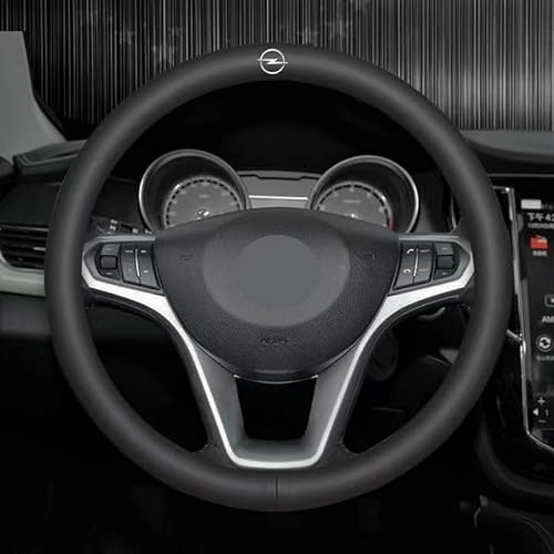 Auto lenkradbezug, für Opel Manta 2021 Anti Rutsch Auto Lenkradabdeckung Lenkrad Abdeckung, Steering Lenkradschoner für Auto Zubehör,A von HHYYKKL