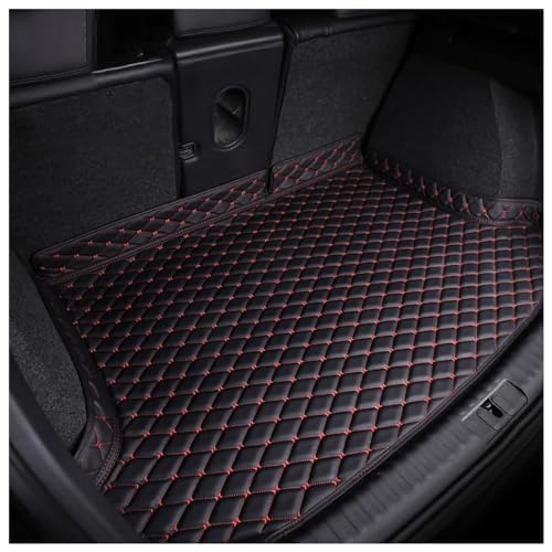 Kofferraumwanne, für Mitsubishi Outlander 5seats 2019-2023 Wasserdicht Kratzfest Kofferraum Schutzmatte Interieur ZubehöR,red von HHYYKKL