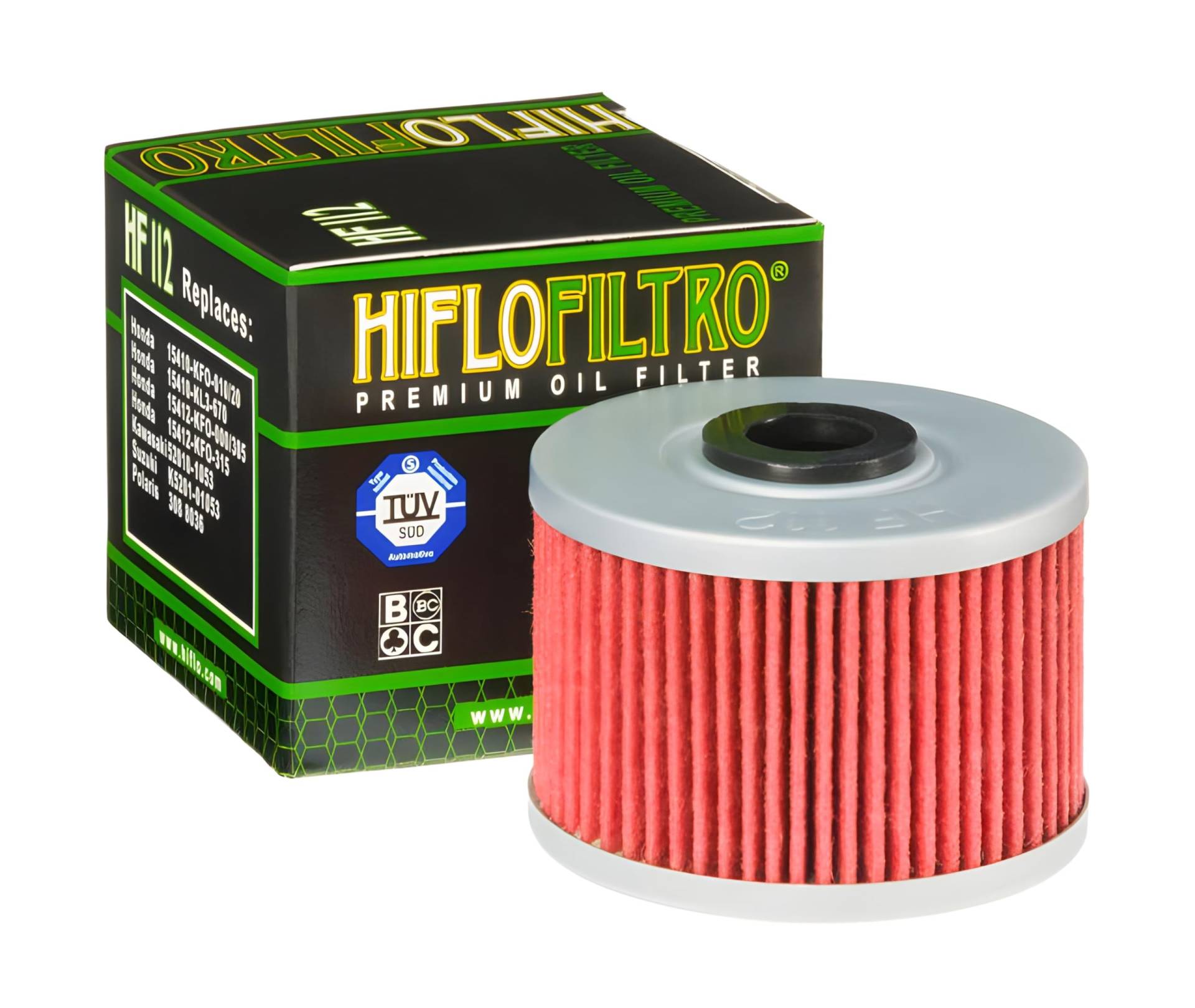 Ölfilter Hiflo für Adly Her Chee ATV 300 / Sport/Honda NX 250 / Kawasaki KFX von HIFLO