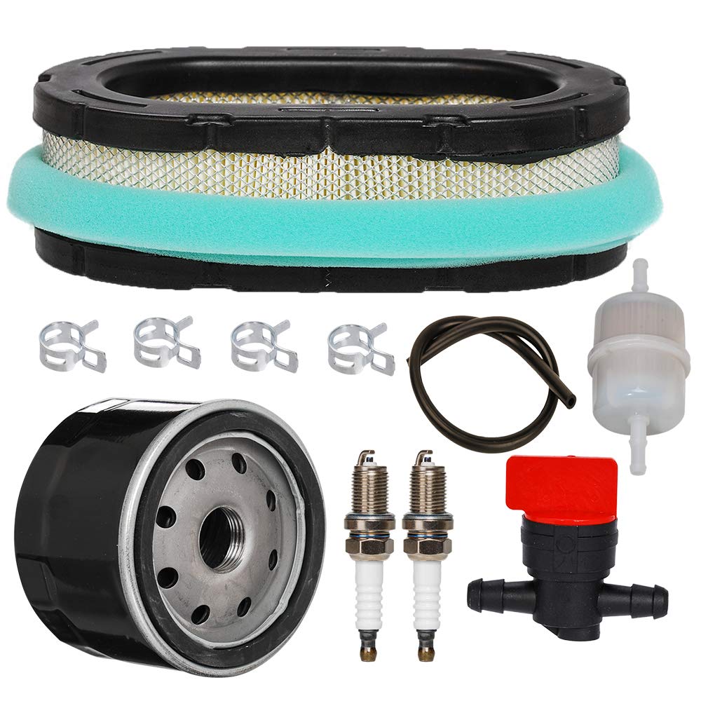 HIFROM Luftfilter Vorfilter Combo Öl Kraftstofffilter Zündkerze Abschaltung Value Kit Kompatibel mit Kohler KT610 KT620 KT715 KT725 KT735 KT740 KT745 19HP26HP Motor 32 083 09S 32 08 3 10S von HIFROM