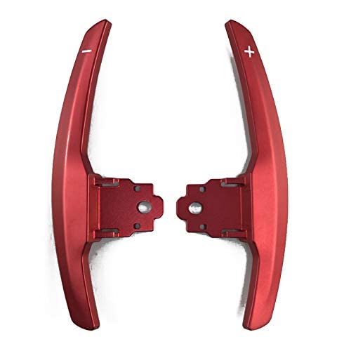 HIGH FLYING F-Modelle Performance Lenkradblende Lenkrad Schaltwippe Schaltpaddles für 1er F20 F21 2er F22 F23 3er F30 F31 F34 4er F32 F33 F36 5er F10 (Rot) von HIGH FLYING