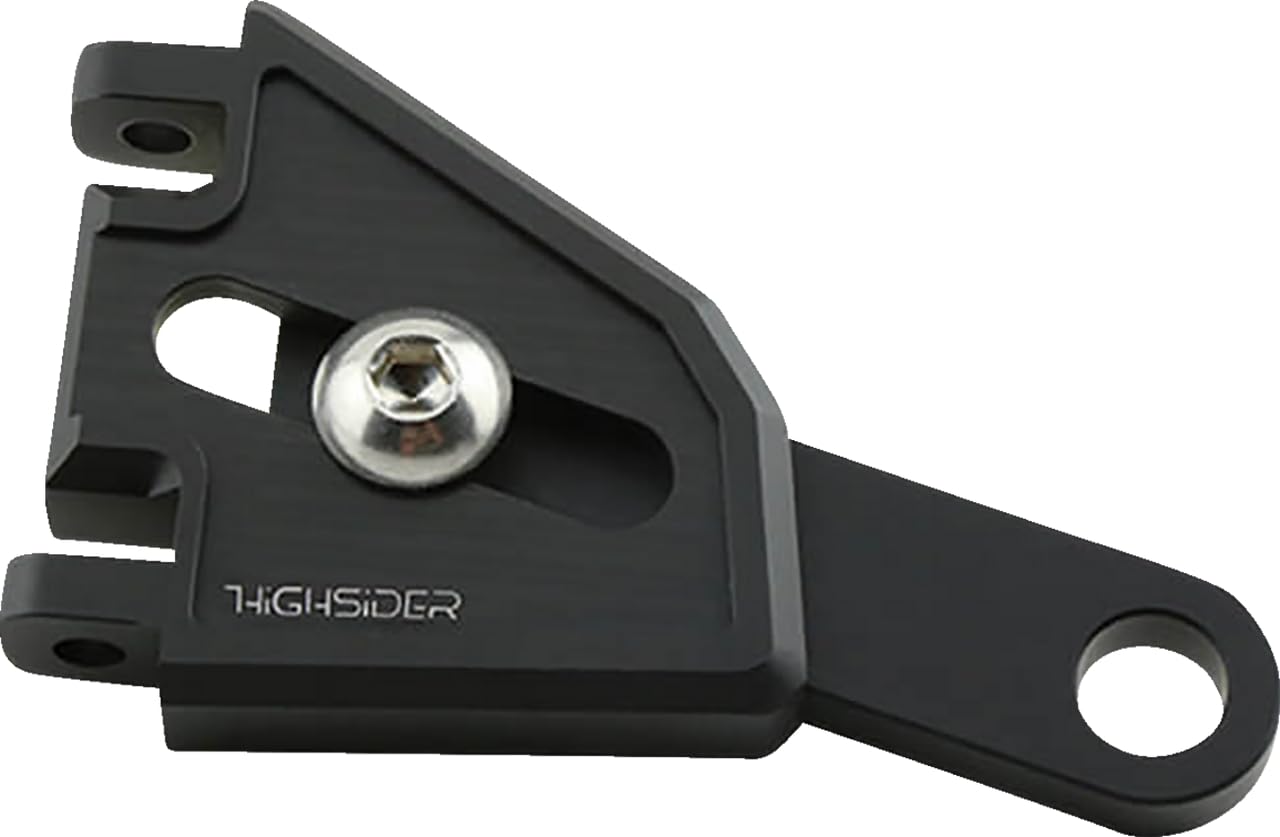 HIGHSIDER CNC Alu Lampenhalter EXTEND, schwarz, längenverstellbar (Black) von HIGHSIDER