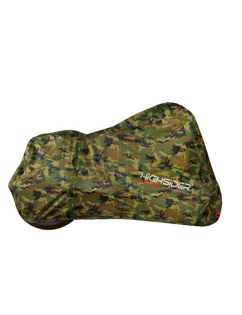 HIGHSIDER Motorrad Abdeckplane Camouflage, Outdoor (XL) von HIGHSIDER