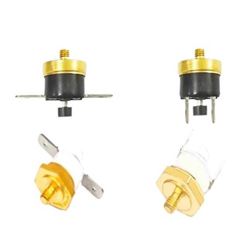 5PCS M4 M5 M6 Normalerweise Geschlossen KSD301 Manuelle Reset 20-270 Grad KSD-301 Temperatur Schalter Thermostat Sensor Gewinde-in Messing Sonde(NC BEND MANUAL 5PCS_M4_100 DEGREE) von HIHSYEWYB