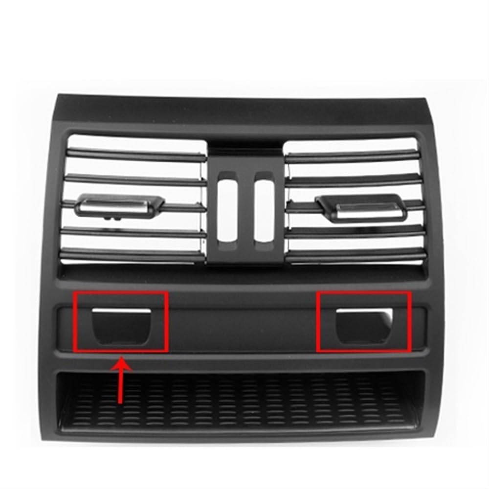 HIIAW Auto Klimaanlage Grill Für 6er-Serie Für Coupe Für F06 Für F12 Für F13 Für 630 635 640 645 2011–2018 Auto-Frontkonsole Zentrale Klimaanlage AC-Entlüftungsauslass(LHD-RearWithHole) von HIIAW