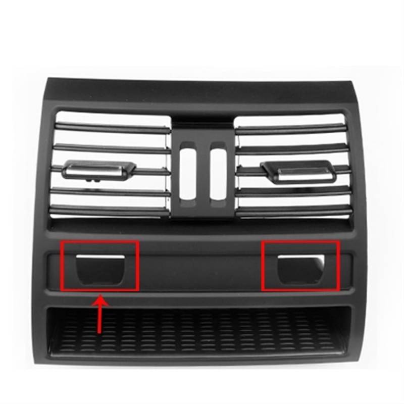 HIIAW Auto Klimaanlage Grill Für 6er-Serie Für Coupe Für F06 Für F12 Für F13 Für 630 635 640 645 2011–2018 Auto-Frontkonsole Zentrale Klimaanlage AC-Entlüftungsauslass(LHD-RearWithHole) von HIIAW