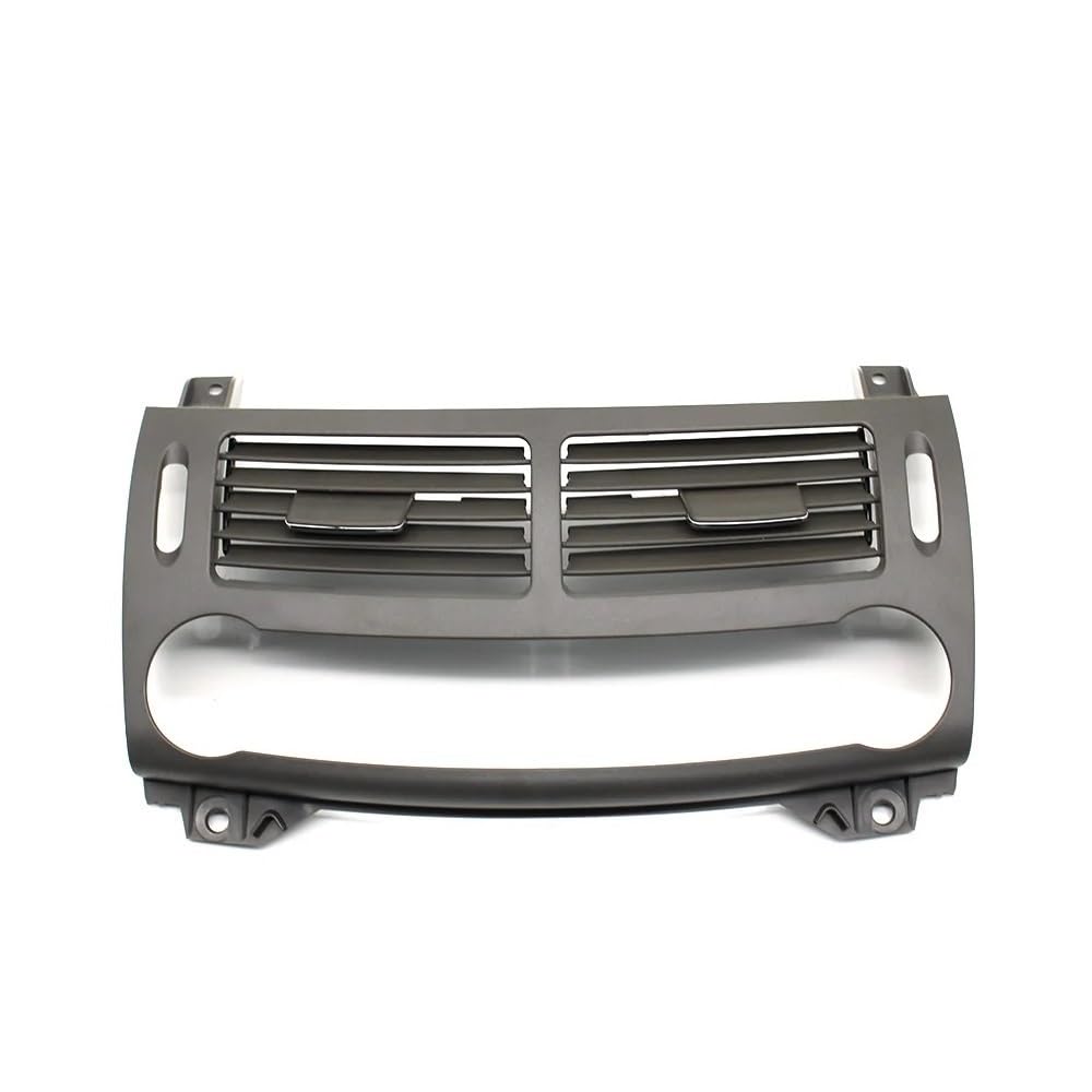 HIIAW Auto Klimaanlage Grill Für E Klasse Für W211 Für E200 Für E230 Für E260 Für E280 03-08 Front Dashboard Klimaanlage Ac Vent Grille Abdeckung Panel(Darkgray-Central) von HIIAW