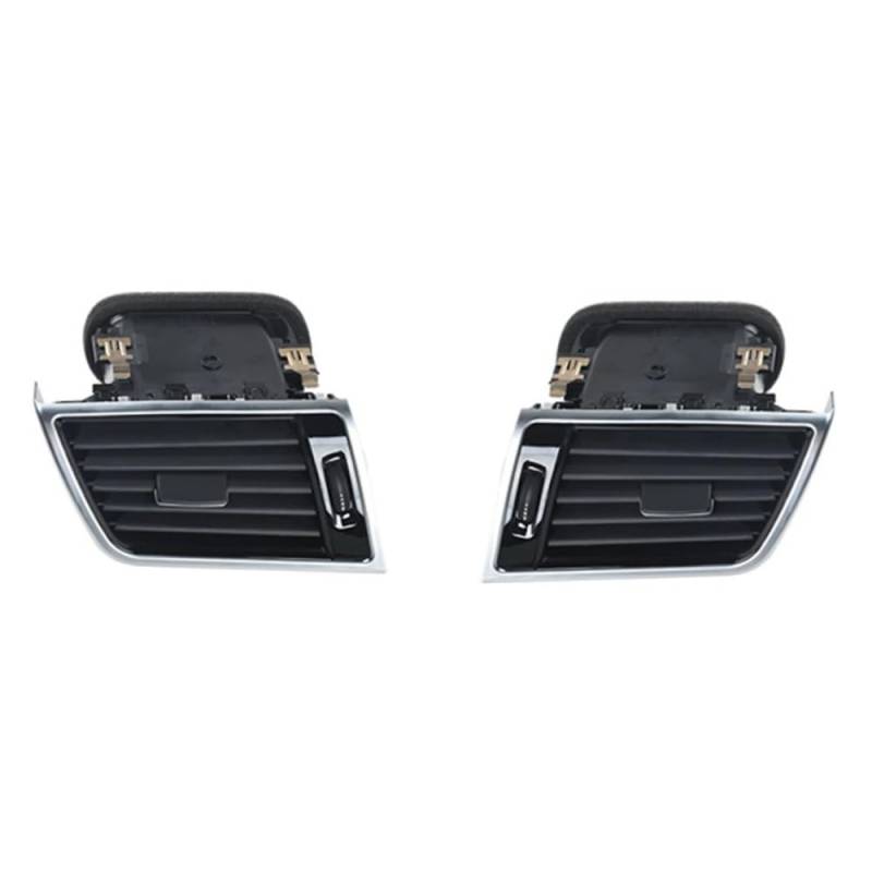 HIIAW Auto Klimaanlage Grill Für GL ML Klasse Für W166 Für X166 2012-2015 Front Air Vent Grille Dashboard Seite A/C Klimaanlage Outlet Grill Montage(2X Left-Right) von HIIAW