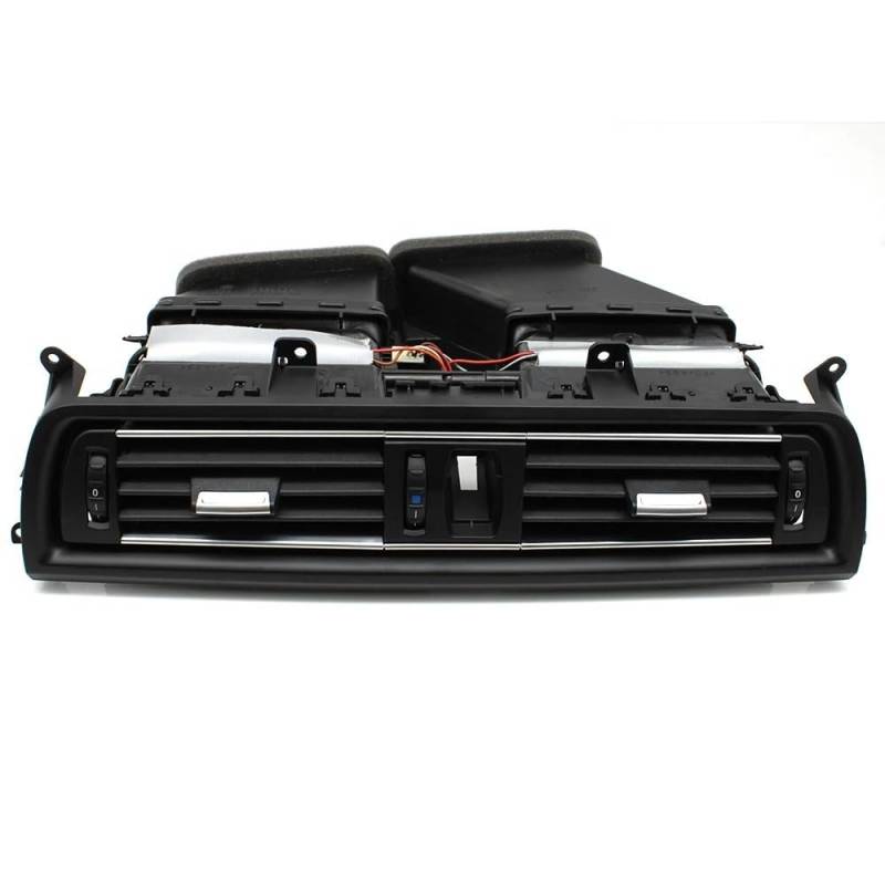 HIIAW Auto Klimaanlage Grill Vorne Zentrale Klimaanlage Ac Vent Grille Outlet Montage Für 5 Serie Für F10 Für F11 Für 523 Für 525 64229209136 64229166885(with Chrome) von HIIAW