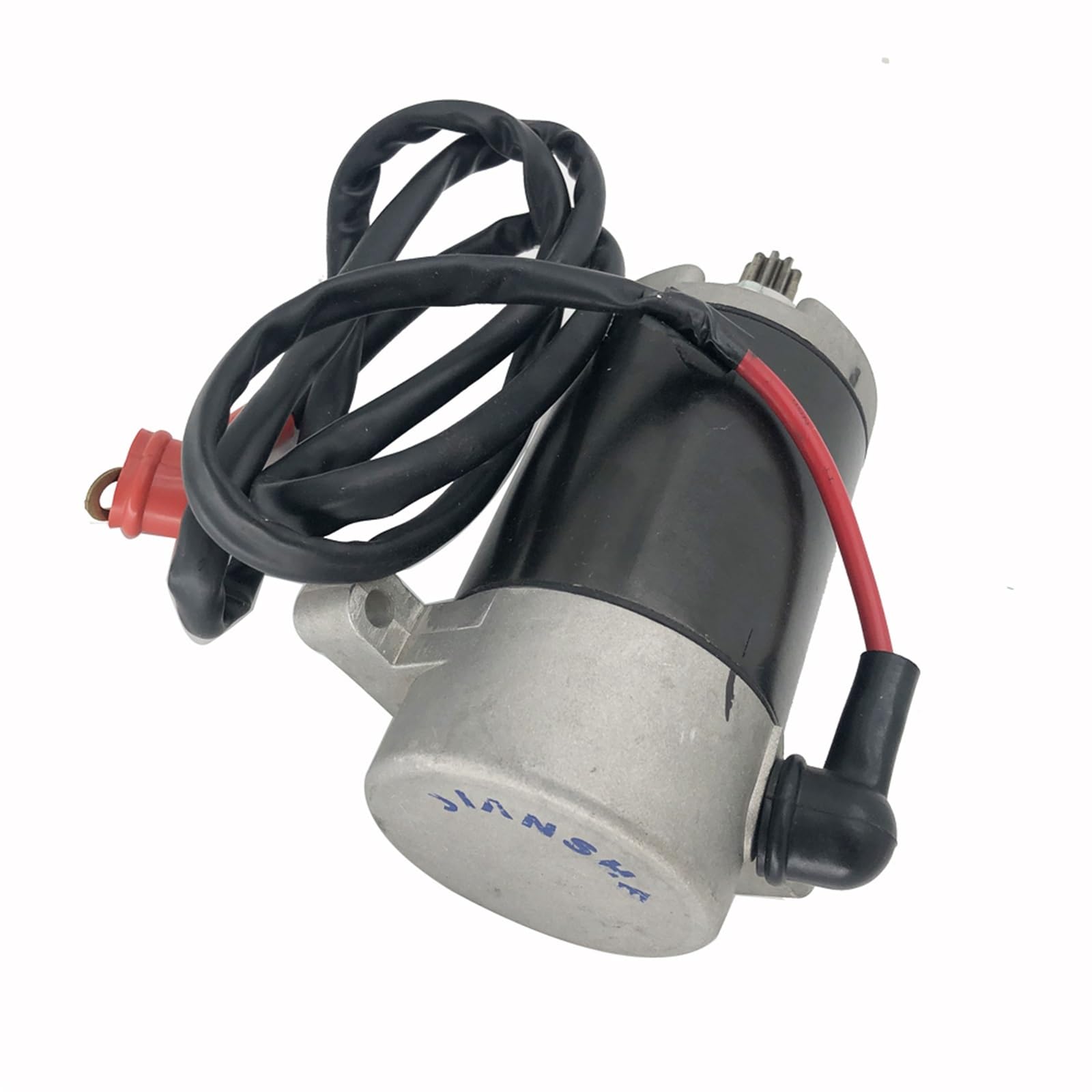 Anlasser Motor Für Loncin Für Jianshe 400cc JS400 Für Berg Für Lion JS183FMQ ATV Elektrische Motor Teile F3-D60000-0 Starter Motor Motorrad Starter Motor(Schwarz) von HILLAR