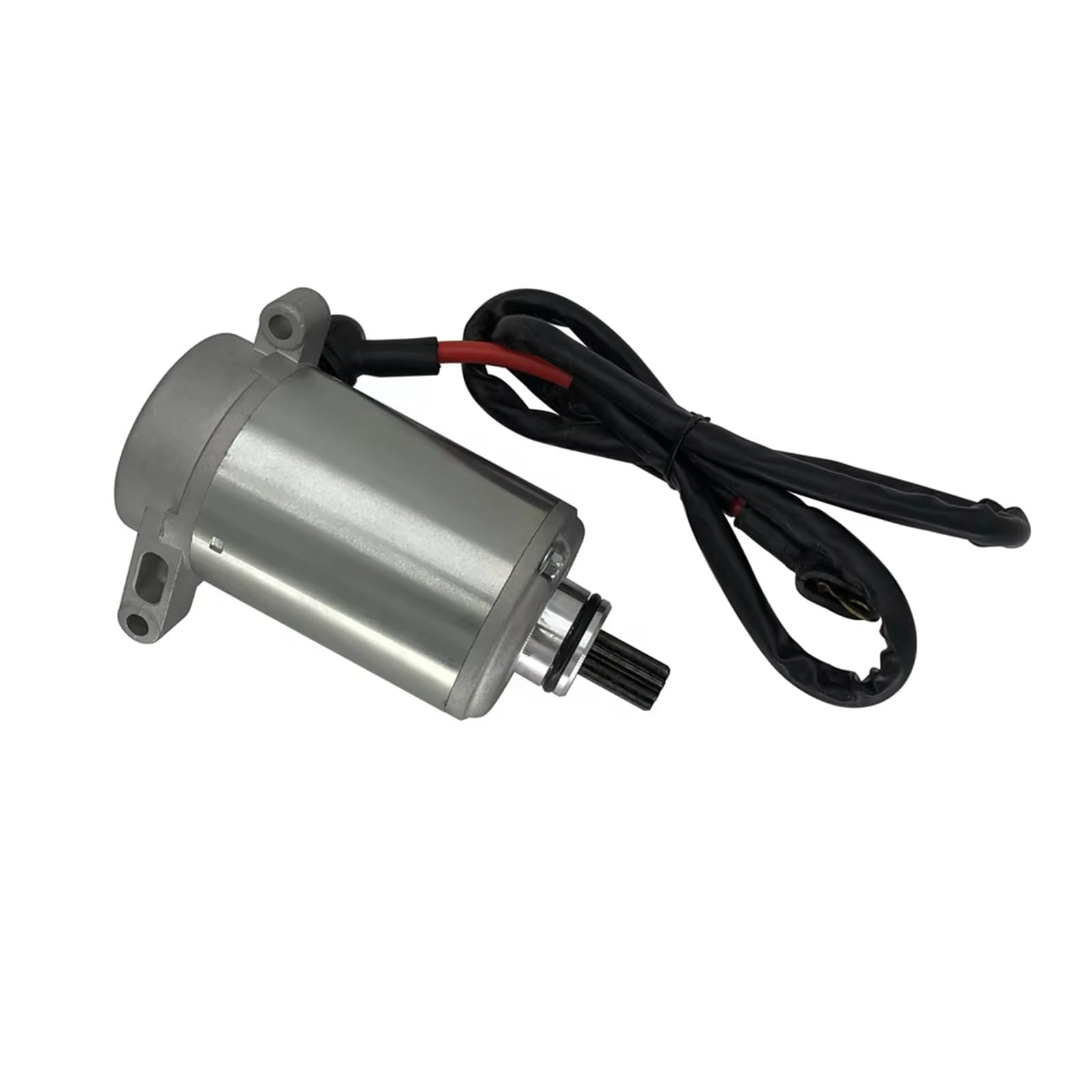 Anlasser Motor Für Loncin Für Jianshe 400cc JS400 Für Berg Für Lion JS183FMQ ATV Elektrische Motor Teile F3-D60000-0 Starter Motor Motorrad Starter Motor(Silber) von HILLAR