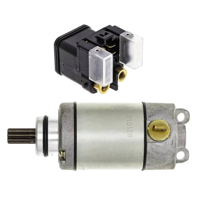 Anlasser Motor Für Offroad-Scooter WR250F WR 250 2003-2013 5UM-81890-10-00 Anlasserrelaissatz 5TJ-81940-12-00 Motorrad Starter Motor von HILLAR