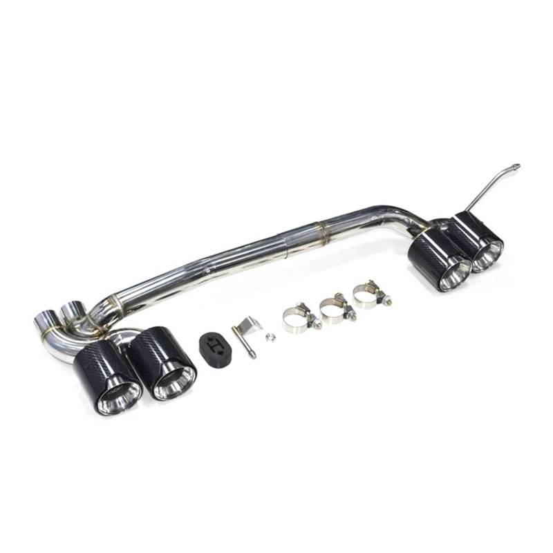 Auto Auspuffspitze 1 Set Für F30 F31 320i 328i 330i 2017-2019 Edelstahl Auto Auspuffrohr Schalldämpfer Spitze Endrohr Geändert Für M3 Stoßstange Auto Endrohrblenden(C F B 54mm) von HILLAR