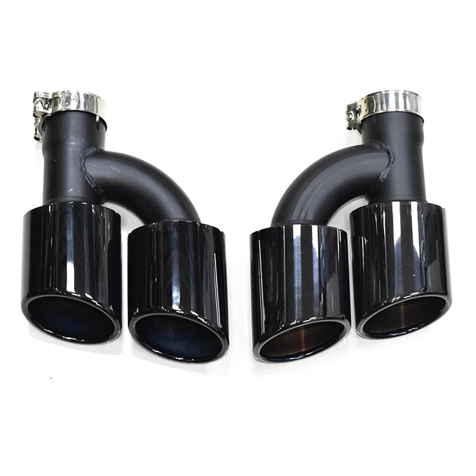 Auto Auspuffspitze Für A3 Für A4 Für A5 Für A6 Für A7 Für A8 Up S3 S4 S5 S6 S7 S8 SQ3 SQ5 Edelstahl Auto Auspuffrohr Schalldämpfer Spitze 60mm Auto Endrohrblenden(Black A) von HILLAR