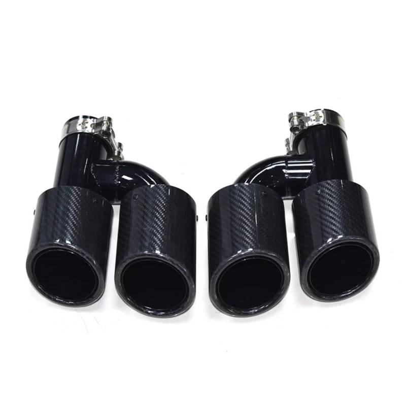 Auto Auspuffspitze Für A3 Für A4 Für A5 Für A6 Für A7 Für A8 Up S3 S4 S5 S6 S7 S8 SQ3 SQ5 Edelstahl Auto Auspuffrohr Schalldämpfer Spitze 60mm Auto Endrohrblenden(Black C) von HILLAR