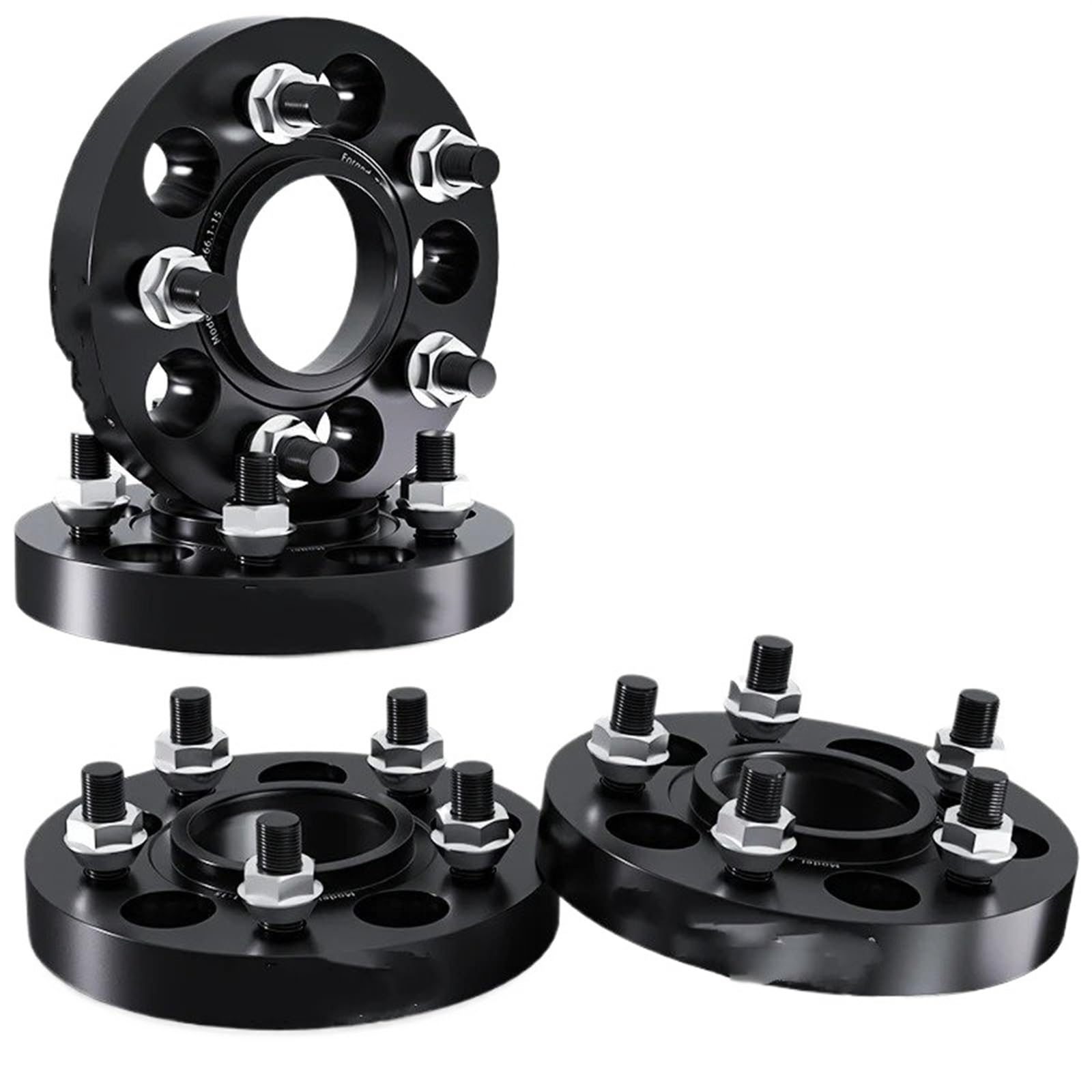 Autos Spurverbreiterungen Für Ford Für Mustang Flansch Platte T6-7075 Spurverbreiterungen Aluminium Hub Verbreitert Adapter 2/4 Stück 5x114,3 70,5 M14X1,5 1/2" Spurverbreiterungen(4pcs 25mm 1-2) von HILLAR