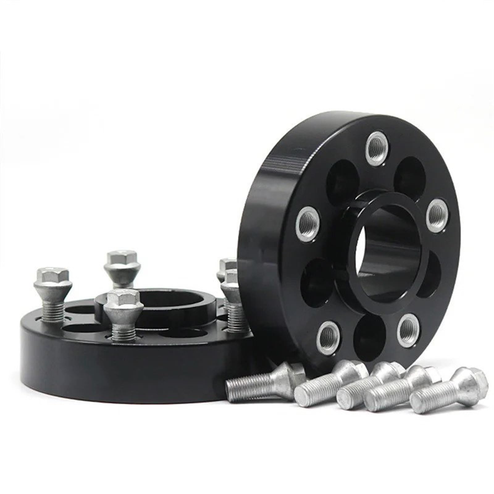 Autos Spurverbreiterungen Für X5 X6 E70 E71 E72 F15 F16 F85 F86 PCD 5x120 CB 74,1mm M14xP 1,25 2 Stück 25/30/35mm Rad Spacer Adapter Spurverbreiterungen(2X 30mm Black) von HILLAR