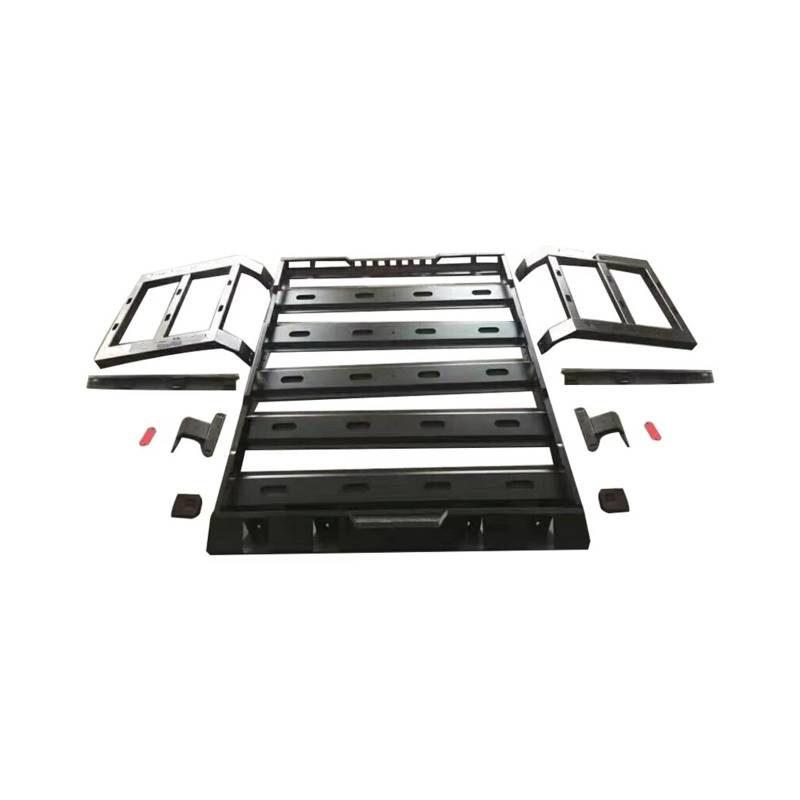 HILLAR Gepäckablage Querträger Für Jeep Für Wrangler JK 4 Türen J376 Gepäck Rack Storm Dach Rack Korb Top Dach Rack Schiene Gepäck Kreuz Bar Stahl Autos Dachträger von HILLAR