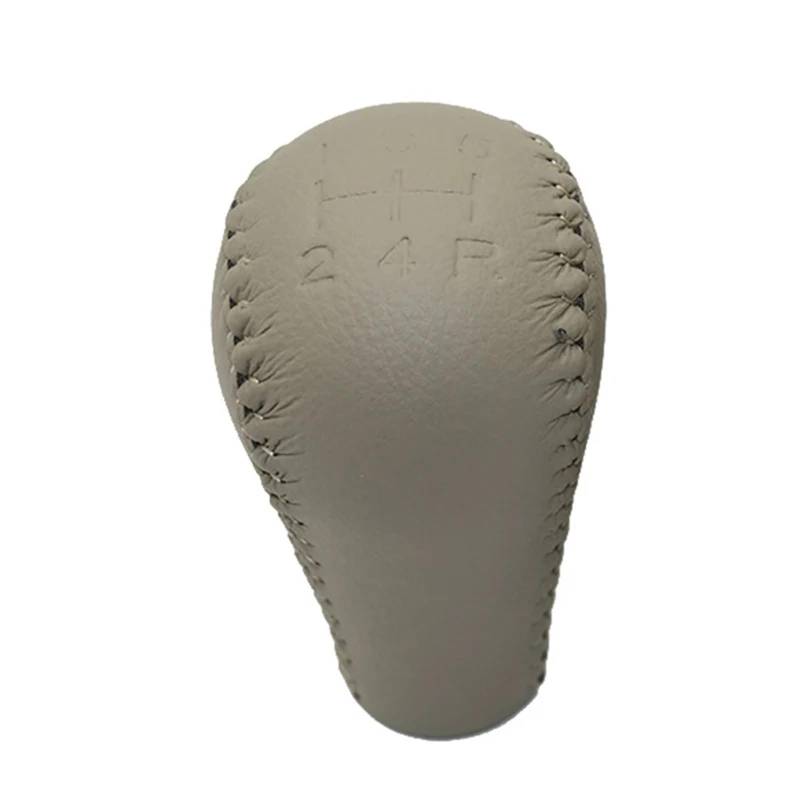 HILLAR Knauf Schaltknopf Für Nissan Für Pathfinder R51 2007-2019 Manueller Schalthebelgriff 5/6-Gang-Schaltknauf Hebelschalter Schaltknauf Schaltmanschette(5 Speed beige) von HILLAR