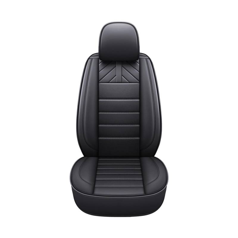 HILLAR Sitzbezüge Auto Für Chery Für Tiggo 7 8 Pro Für Max Für Arrize 3x4 5 Auto Sitz Abdeckung Universelle wasserdichte Leder Auto Innen Zubehör Auto-Sitzbezüge(1Pcs-Black) von HILLAR