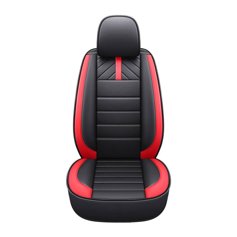 HILLAR Sitzbezüge Auto Für Chery Für Tiggo 7 8 Pro Max Für Arrize 3X 4 5 Auto Sitz Abdeckung Universelle wasserdichte Leder Auto Innen Auto-Sitzbezüge(1 Piece-Red) von HILLAR