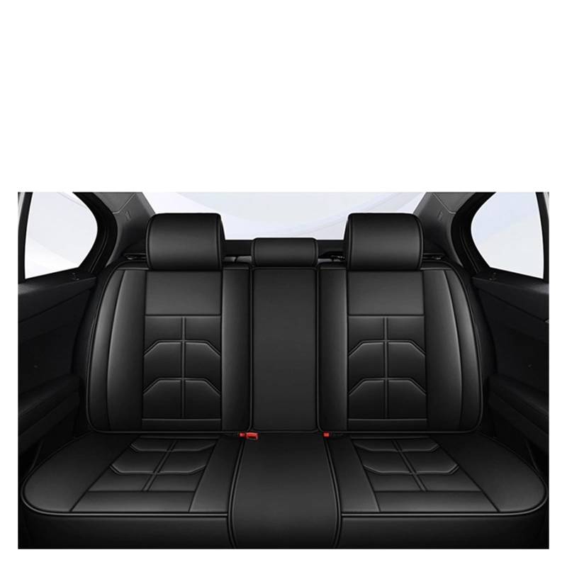 HILLAR Sitzbezüge Auto Für Ford Für Fiesta Für Fusion Für Mondeo Für Taurus Für Mustang Für Territory Für Kuga Für Expedition Universal Auto Sitz Abdeckung Auto-Sitzbezüge(Black Rear Row) von HILLAR